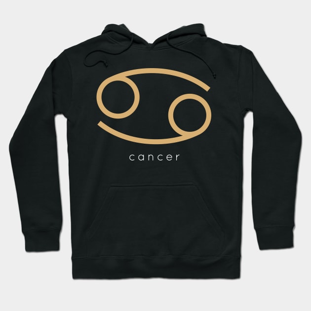 Zodiac Sign Cancer Hoodie by teeleoshirts